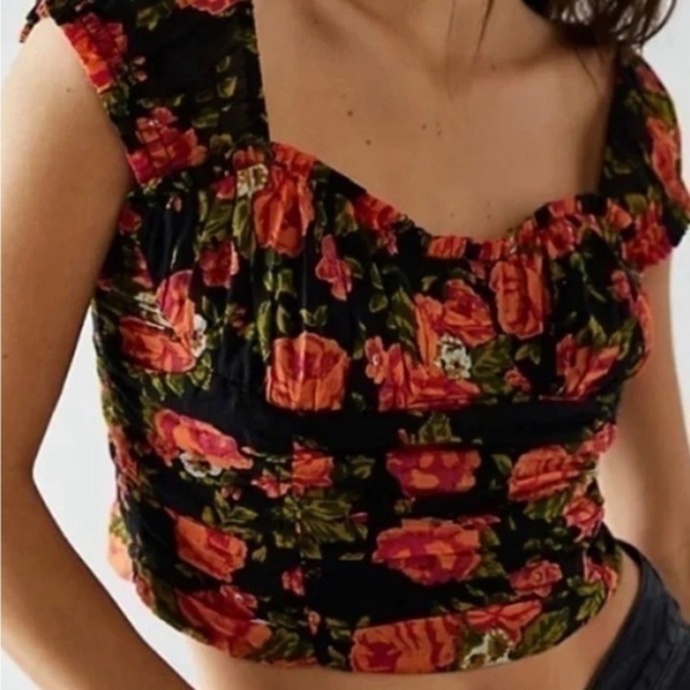 NWOT Free People Little Bloom Crop Top - XL